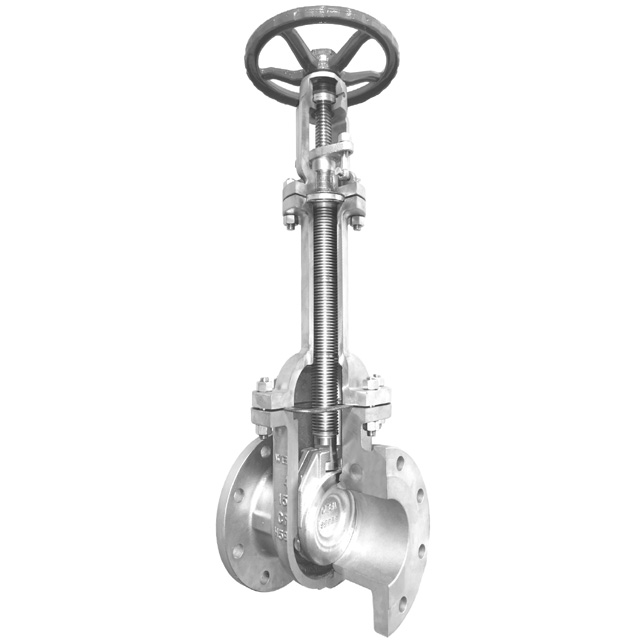 Bellow seal gate valve